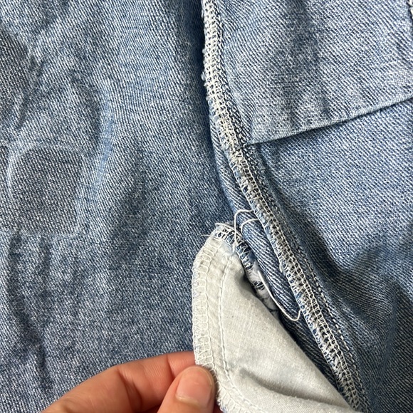 Vintage Kids Unisex Harley Davidson Jean Jacket Size 12/14 - Picture 5 of 5